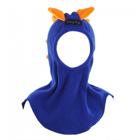 Cagulă Dino cu solzi portocalii Albastru [2]