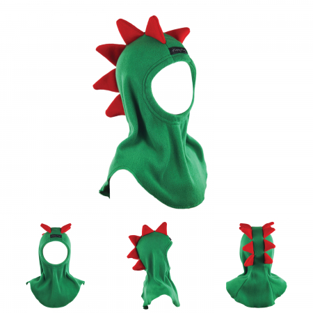 Cagule Polar - Cagulă Dino Verde/Roșu