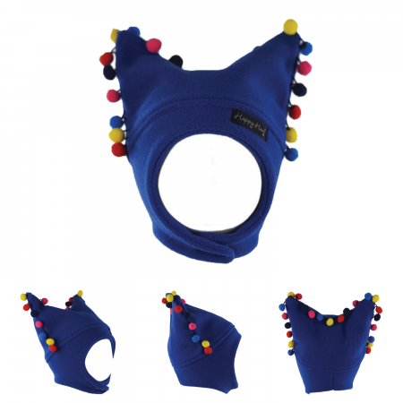 Căciulă Arlechin  Albastru [0]