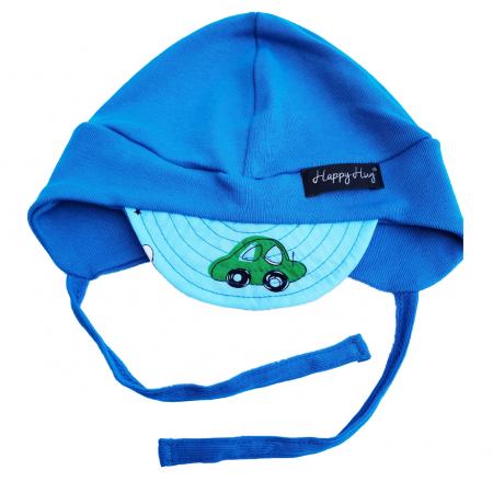 KIDS FASHION - Căciulă Bumbac - Blue Cars