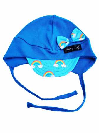 KIDS FASHION - Căciulă Bumbac - Blue Rainbows