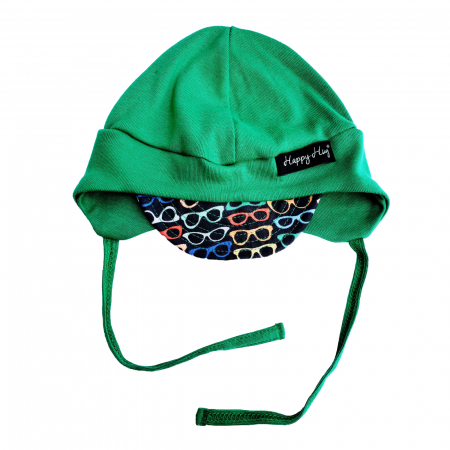KIDS FASHION - Căciulă Bumbac - Green Sunglasses