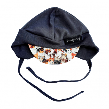 KIDS FASHION - Căciulă Bumbac - Grey Dogs