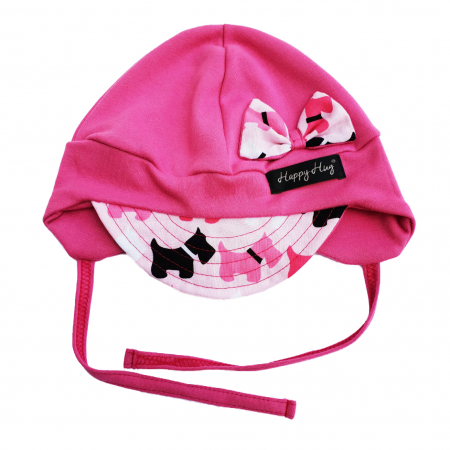 KIDS FASHION - Căciulă Bumbac - Pink Terriers