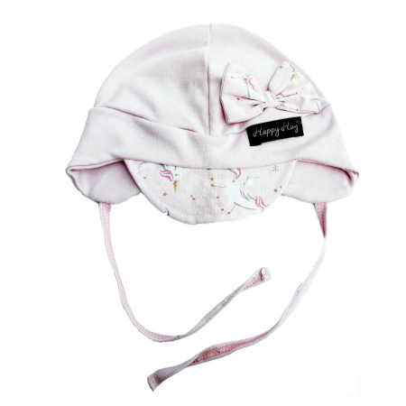 KIDS FASHION - Căciulă Bumbac - Pink Unicorns