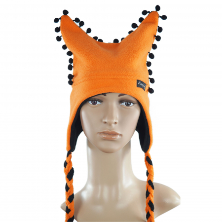 Căciulă Damă Arlechin Portocaliu [2]