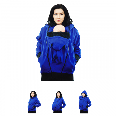 Hanorac 3in1 Babywearing - Hanorac 3 în1 Babywearing - Albastru M