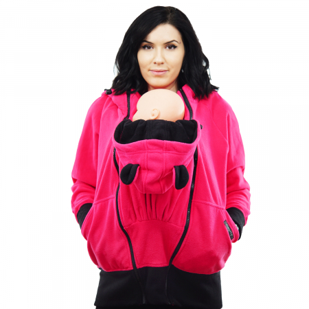 Hanorac 3 în1 Babywearing - Roz S [5]