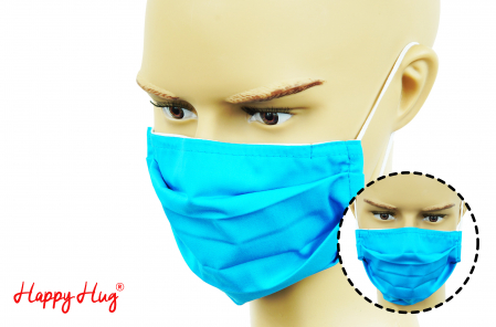 ECHIPAMENT MEDICAL - Pachet Măști Textile - Turcoaz - 10 bucăți (filtre bonus)