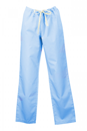 Pantalon Compleu - Pantalon fără Buzunare - Bleu 36