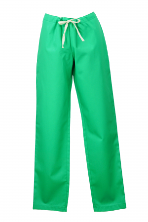 Pantalon Compleu - Pantalon fără Buzunare - Verde 36