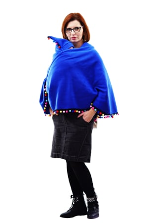 Poncho Albastru/Multicolor [2]