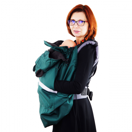 Protecție Iarnă cu Urechi - Dark Verde/Negru [5]