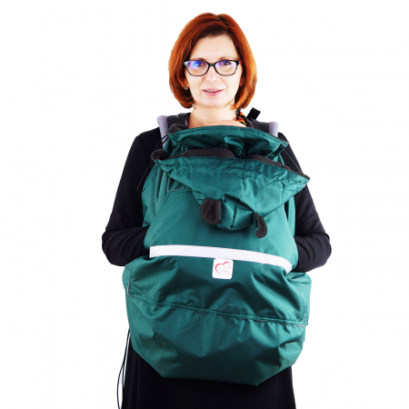 Protecție Iarnă cu Urechi - Dark Verde/Negru [4]