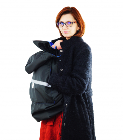 Protecție Iarnă Fără Urechi Negru/Albastru [8]