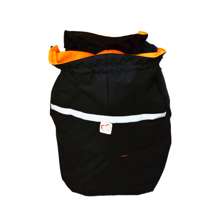 Protecție Iarnă Fără Urechi Negru/Orange [1]