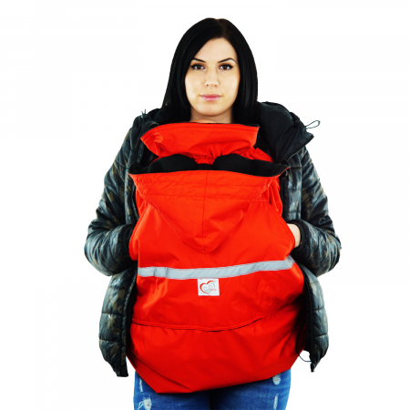 Protecție Iarnă fără Urechi - Roșu/Negru [9]