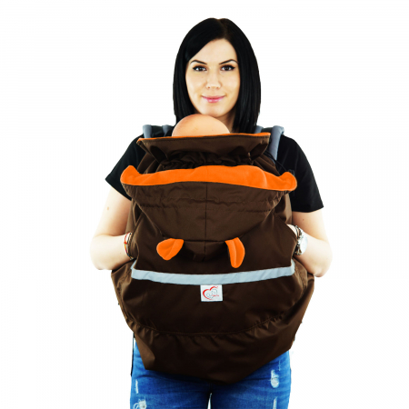 Protecție Iarnă - Maro/Portocaliu Cu urechi [4]