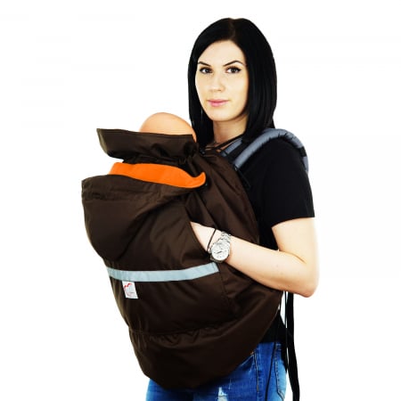 Protecție Iarnă - Maro/Portocaliu Fara urechi [5]