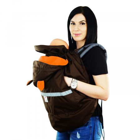 Protecție Iarnă - Maro/Portocaliu Cu urechi [1]