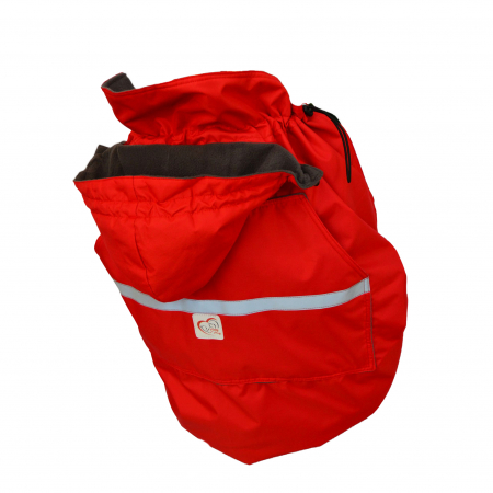 Protecție Iarnă Fără Urechi - Red/Gri [0]