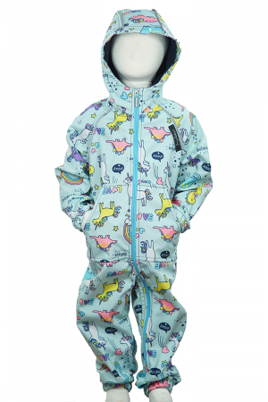 Salopeta Softshell Dino Aqua [1]