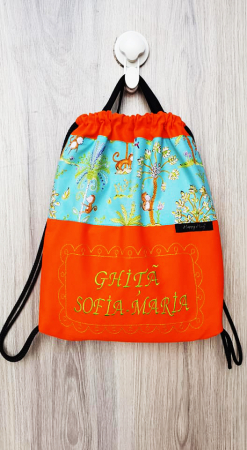 ACCESORII UTILE - Săculeț Personalizat - Maimuțe