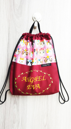 ACCESORII UTILE - Săculeț Personalizat - Pink Cats