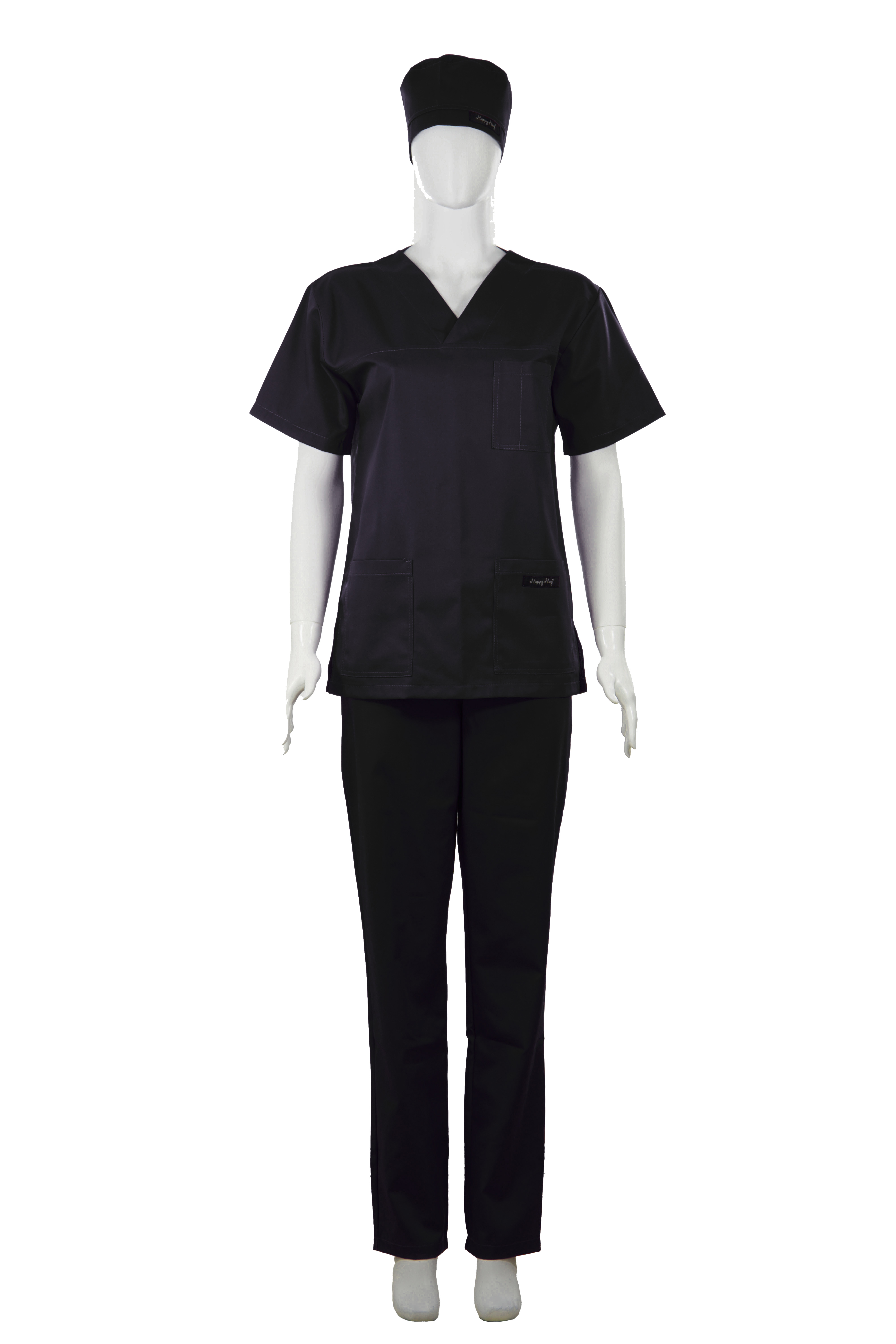 Costum Medical Unisex negru [2]