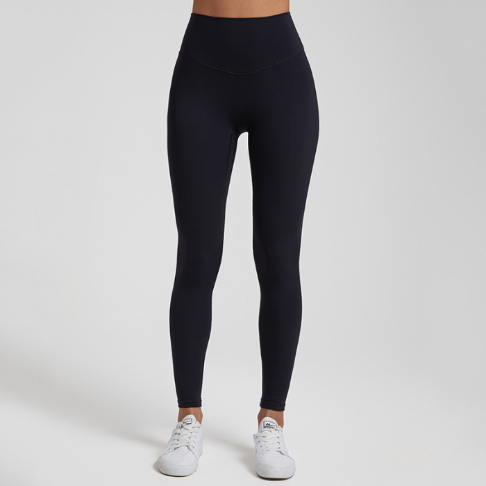 Colanti fitness negru, material premium compresiv, lungime 8/8 , Talie Înaltă, Fără Cusături pe Mijloc [1]