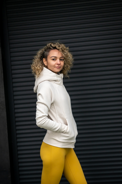 Hanorac bumbac gros cu fermoar ivoar [6]