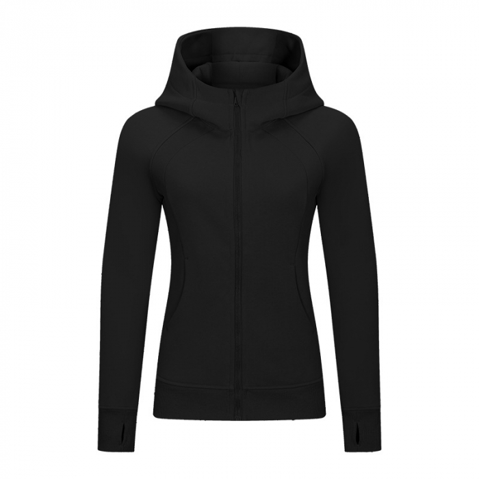 Hanorac gros bumbac negru [2]