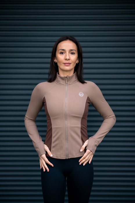 Jacheta mulata maro/crem [2]