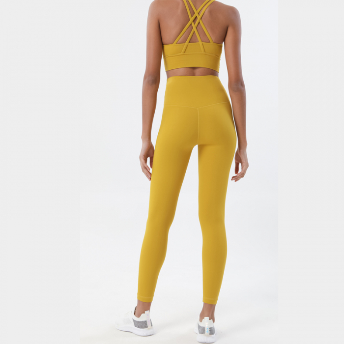 Leggings second skin până la gleznă-yellow [2]