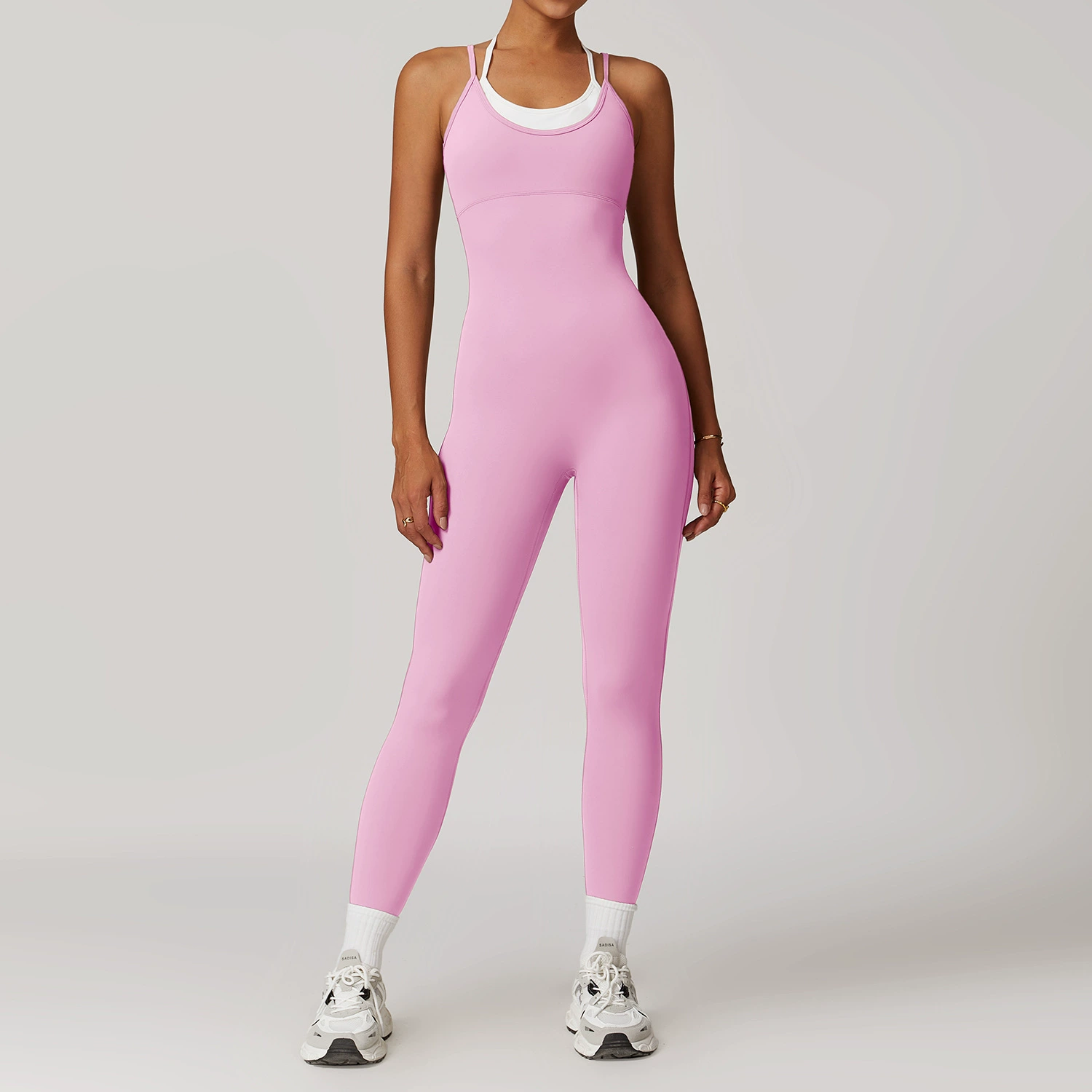 Salopeta luna FlowSuit roz [2]