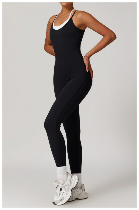 Salopeta lunga FlowSuit neagra [3]