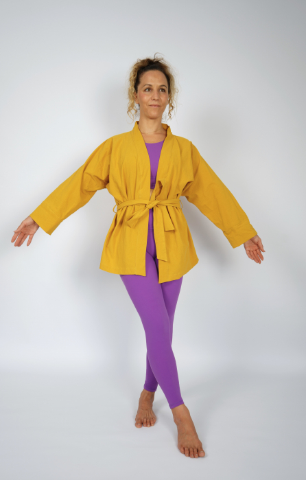 Set Fitness mov violet- Colanți 8/8 cu Talie Înaltă Fără Cusături pe Mijloc și Top cu Susținere Ridicată, Material Premium, Ideal pentru Alergare, Fitness, Yoga, Pilates, și Cycling [7]