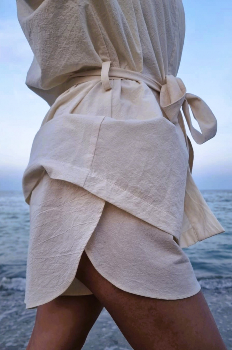 Set pânză topită crem [6]