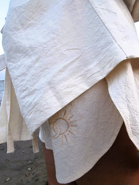 Set pânză topită crem [4]