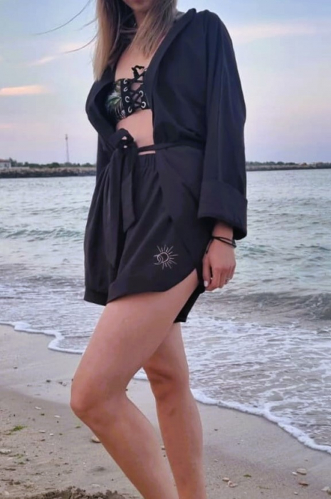 Set pânză topită negru [4]