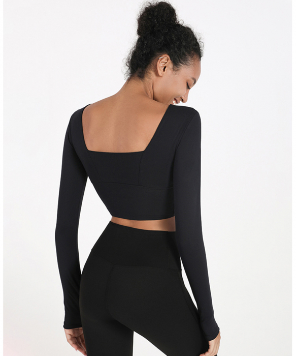 Set yoga colanti+ bluza maneca lunga [3]