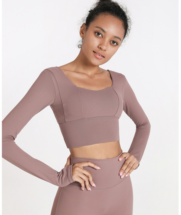 Set yoga colanti+ bluza maneca lunga [4]