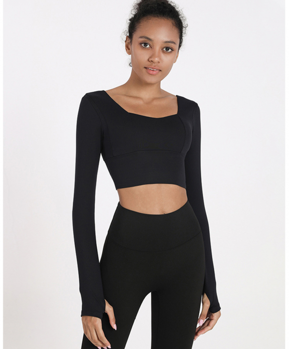 Set yoga colanti+ bluza maneca lunga [4]