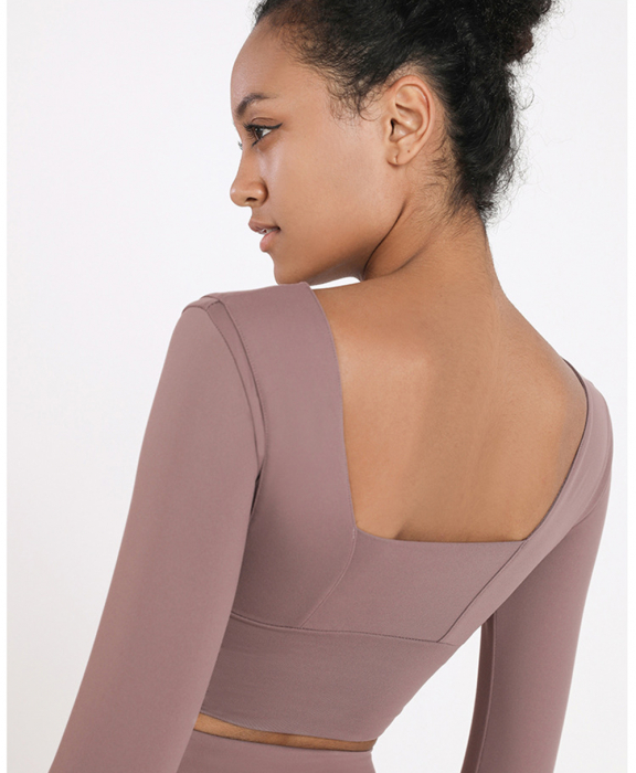 Set yoga colanti+ bluza maneca lunga [3]