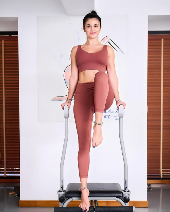 Set yoga moale la atingere maro NOU [2]