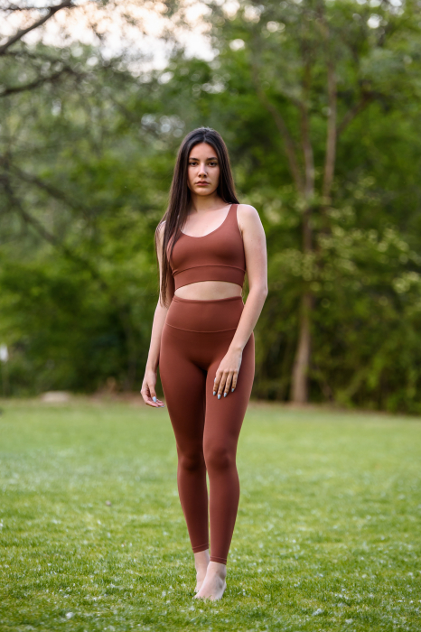 Set yoga moale la atingere maro NOU [4]