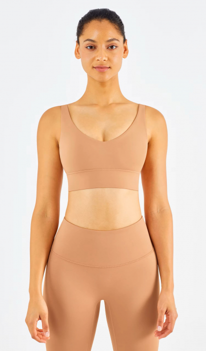 Set yoga moale la atingere maro deschis [2]