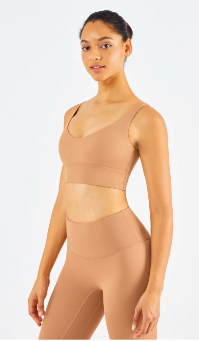 Set yoga moale la atingere maro deschis [4]