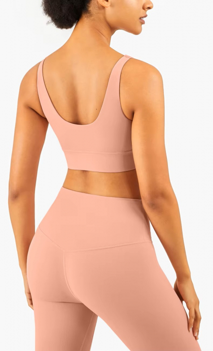 Set yoga moale la atingere roz piersica [3]