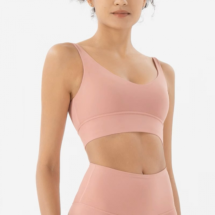 Set yoga moale la atingere roz piersica [5]